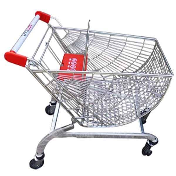 fan shaped shopping cart pic