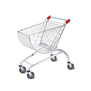 METALTEX Trillium Chariot Shopping 90x45x5 Cm Doré - Caddie Courses Pliable Robuste