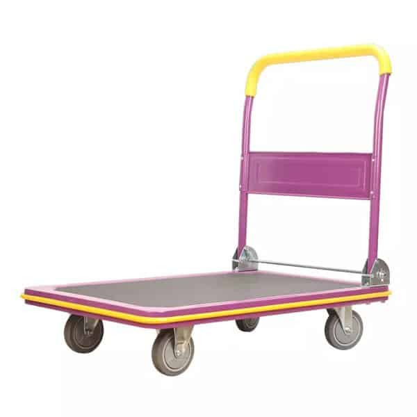 Pink Folding Bed Platform Truck